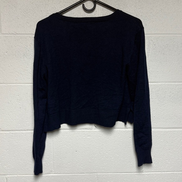 Sam Edelman Navy V-Neck Sweater - Picture 5 of 5